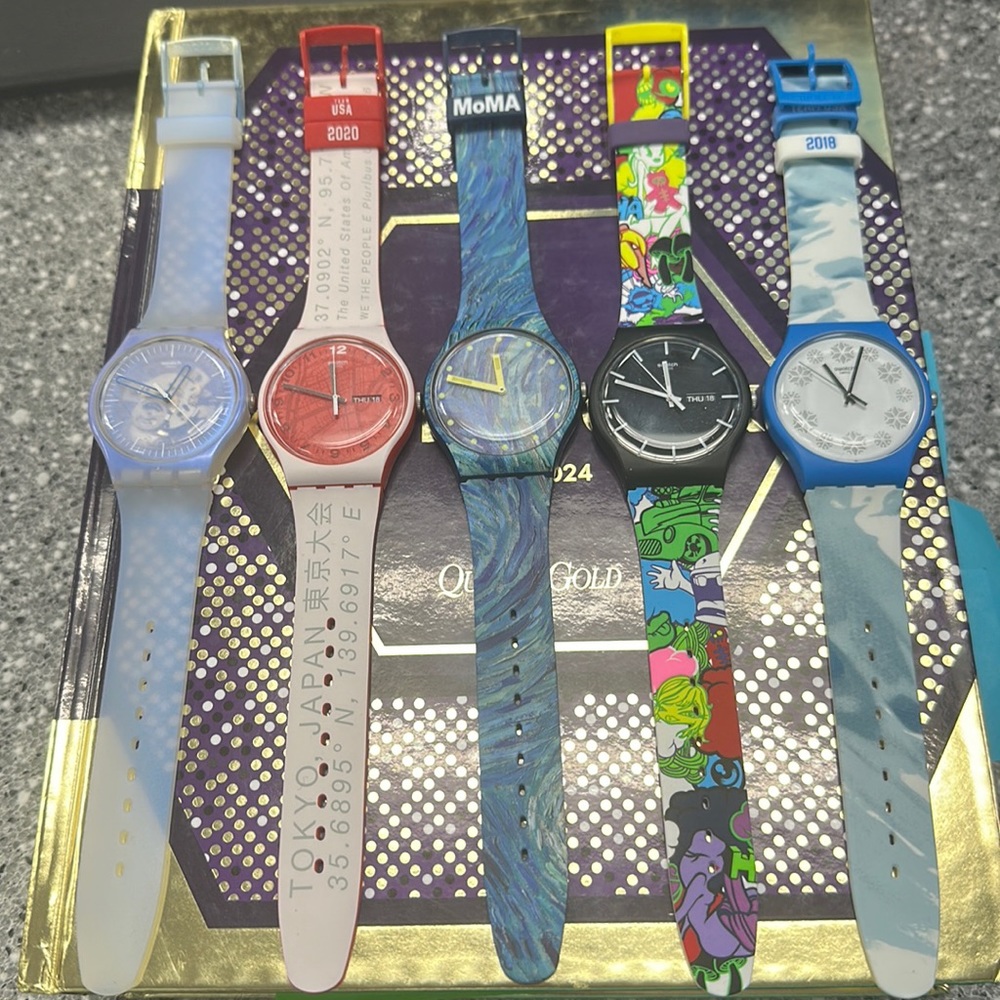 5 swatch’s set